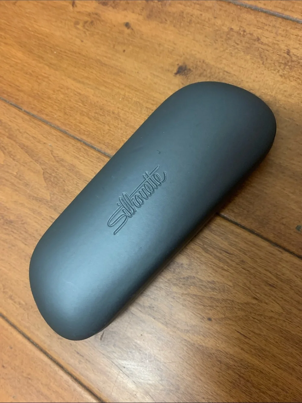 Silhouette Empty Eyeglass case made in Italy with some scuff marks